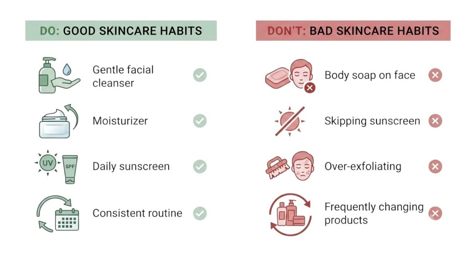 Common skin care mistakes men with normal skin should avoid